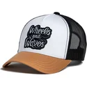 cepur-izliekta-truckeris-balts-snapback-high-rider-ww16-no-wheels-and-waves