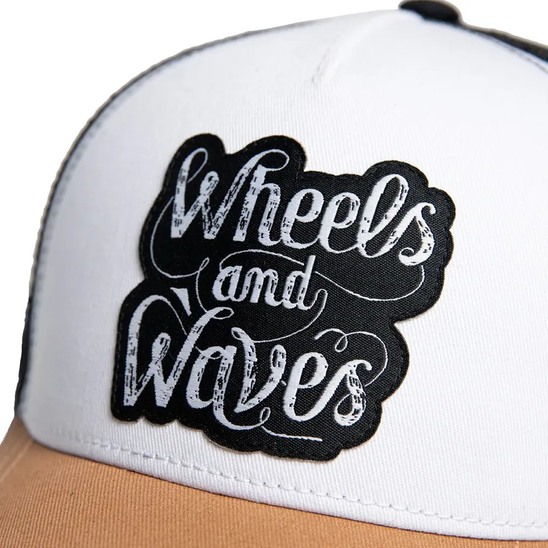 cepur-izliekta-truckeris-balts-snapback-high-rider-ww16-no-wheels-and-waves