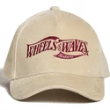 cap-izliekta-beige-adjustable-strap-no-wheels-and-waves