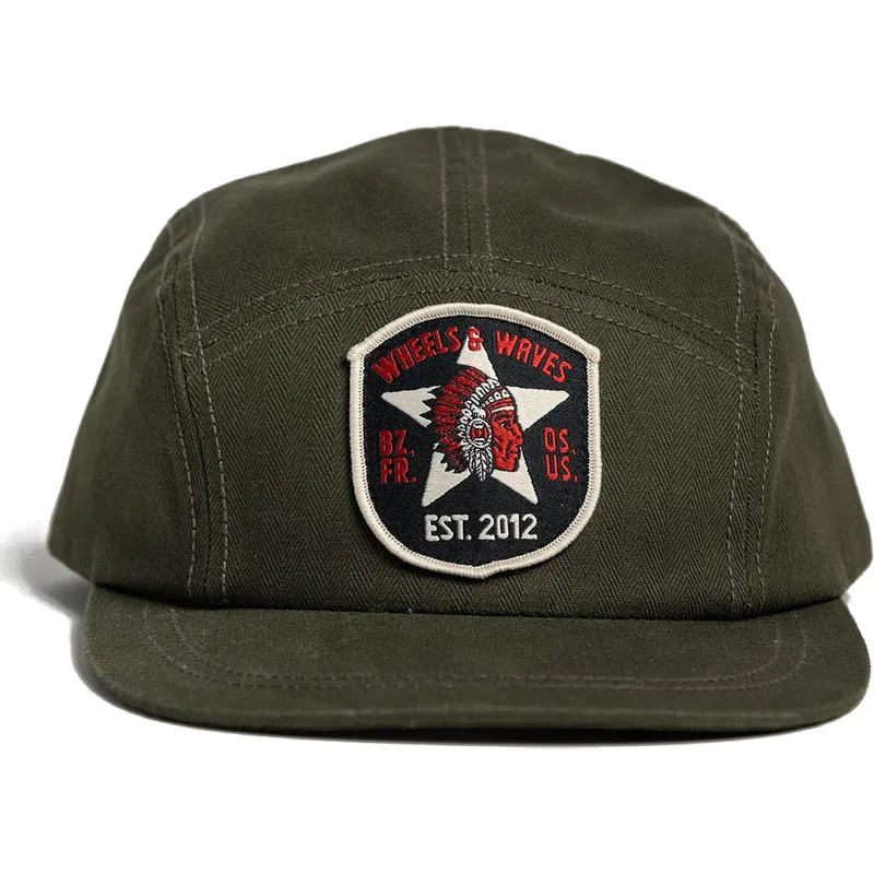 cepur-plakana-bruns-regulejams-6-panel-starfire-ww21-no-wheels-and-waves