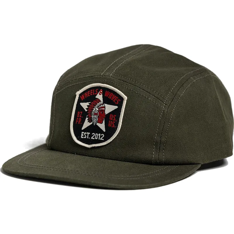 cepur-plakana-bruns-regulejams-6-panel-starfire-ww21-no-wheels-and-waves