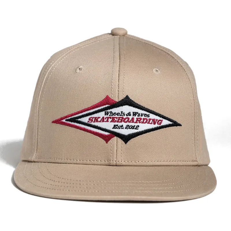 beige-flatcap-snapback-skateboarding-ww24-von-wheels-and-waves
