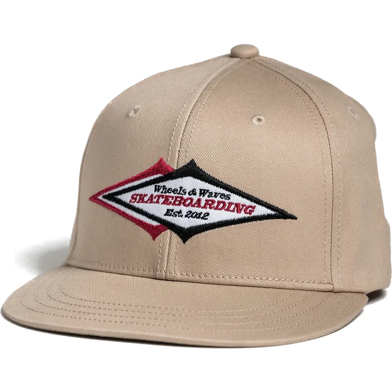 cap-plakana-beige-snapback-no-wheels-and-waves