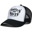 cepur-izliekta-truckeris-melns-snapback-nuts-bw-ww26-no-wheels-and-waves