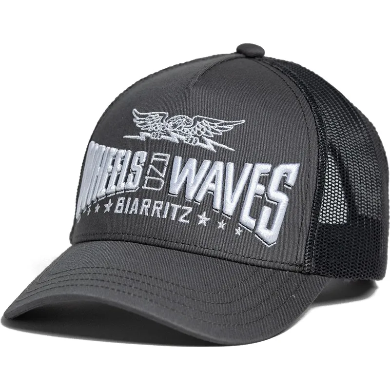 cepur-izliekta-truckeris-peleks-snapback-firebird-grey-ww27-no-wheels-and-waves
