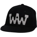 schwarze-flache-snapback-kappe-waw-ww29-von-wheels-and-waves