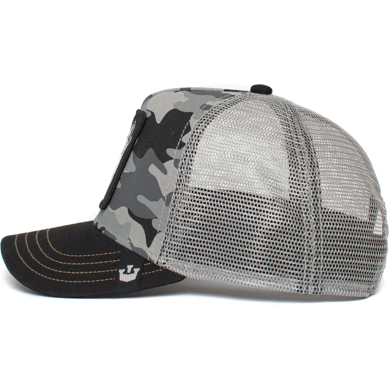 cepur-izliekta-truckeris-maskesanas-snapback-lone-wolf-solitario-dog-soldier-the-farm-no-goorin-bros