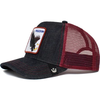 cepur-izliekta-truckeris-tumsi-zils-snapback-the-freedom-eagle-the-farm-no-goorin-bros