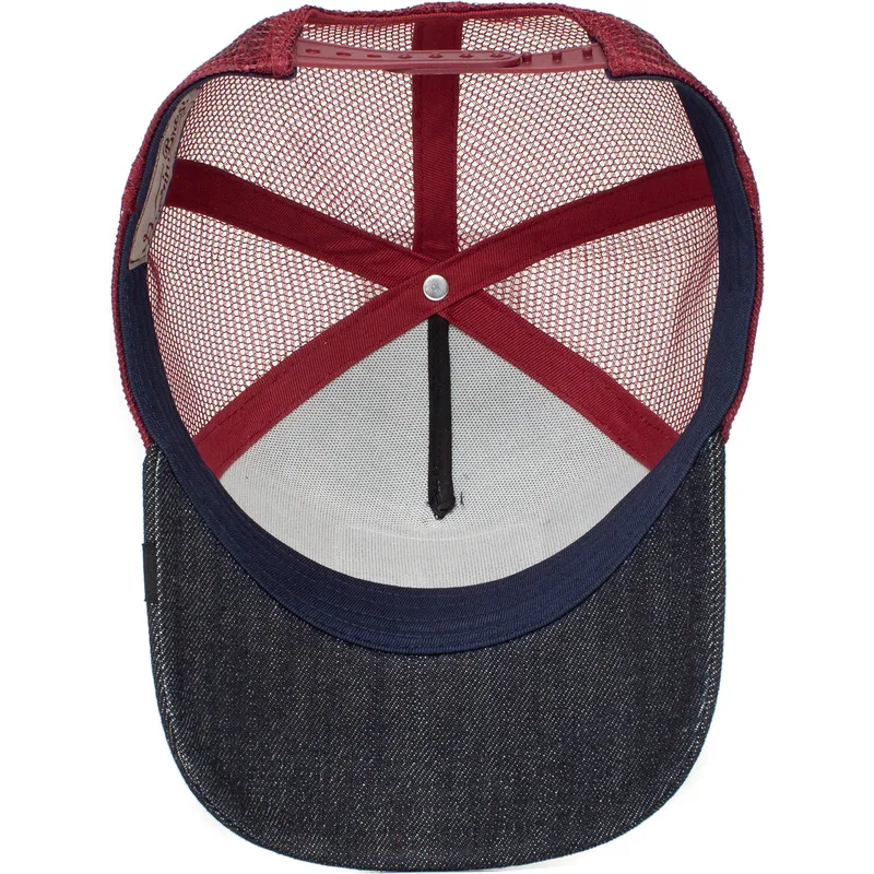 cepur-izliekta-truckeris-tumsi-zils-snapback-the-freedom-eagle-the-farm-no-goorin-bros