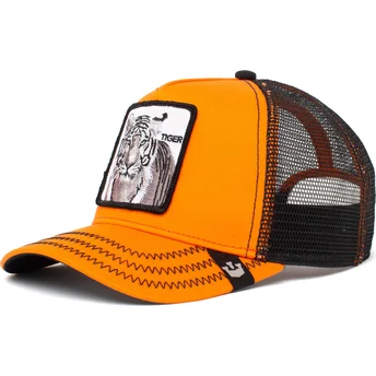 cepur-izliekta-truckeris-oranzs-snapback-the-white-tiger-the-farm-no-goorin-bros