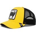 gelbe-und-schwarze-trucker-kappe-schaf-the-black-sheep-the-farm-von-goorin-bros