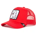 cepur-izliekta-truckeris-sarkans-snapback-shark-dunnah-the-farm-no-goorin-bros