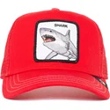 cepur-izliekta-truckeris-sarkans-snapback-shark-dunnah-the-farm-no-goorin-bros