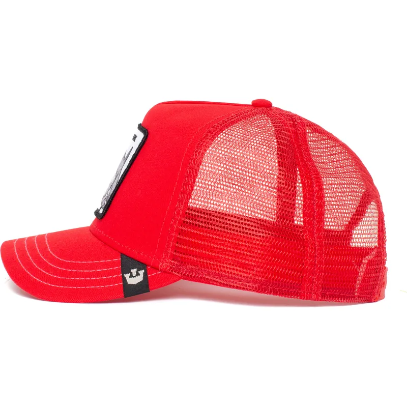 cepur-izliekta-truckeris-sarkans-snapback-shark-dunnah-the-farm-no-goorin-bros