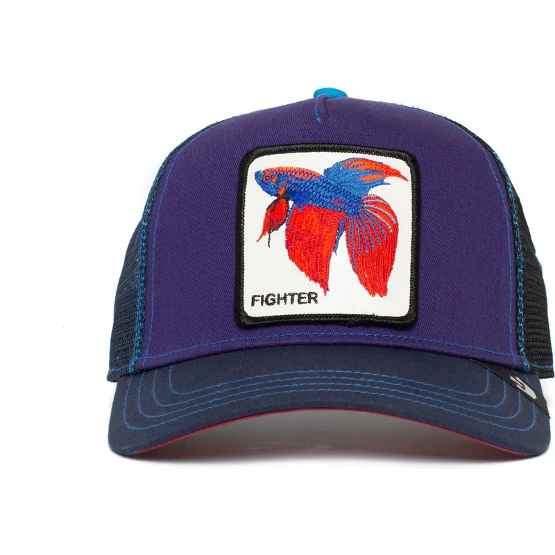 cepur-izliekta-truckeris-zils-snapback-no-siam-fighter-yes-siam-the-farm-no-goorin-bros