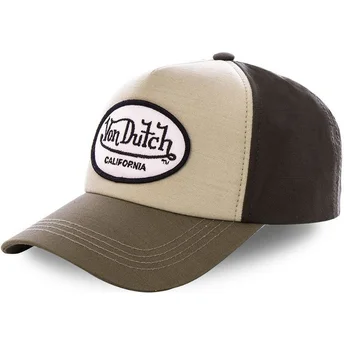 Casquette courbée verte snapback TOI1 Von Dutch