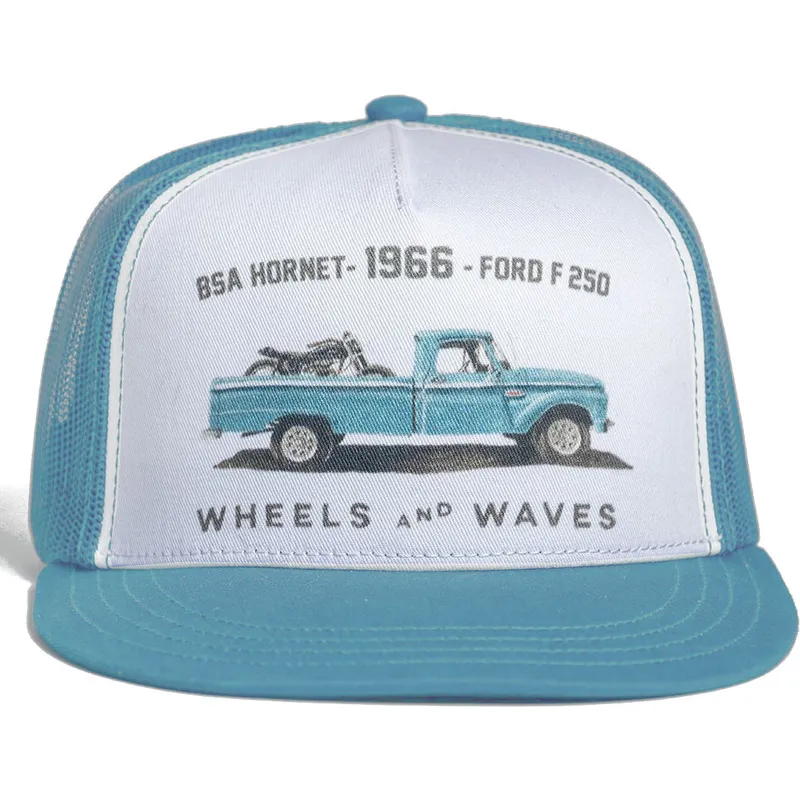 cepur-plakana-truckeris-zils-snapback-1966-ww23-no-wheels-and-waves