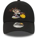 cepur-izliekta-melns-regulejams-berniem-9forty-sporty-no-tasmania-looney-tunes-no-new-era