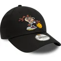 cepur-izliekta-melns-regulejams-berniem-9forty-sporty-no-tasmania-looney-tunes-no-new-era