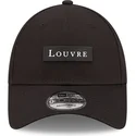 cepur-izliekta-melns-regulejams-9forty-le-louvre-no-new-era