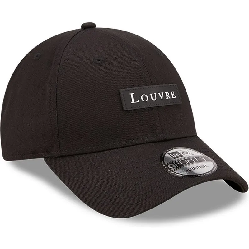 cepur-izliekta-melns-regulejams-9forty-le-louvre-no-new-era