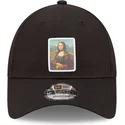 cepur-izliekta-melns-regulejams-9forty-patch-mona-le-louvre-no-new-era