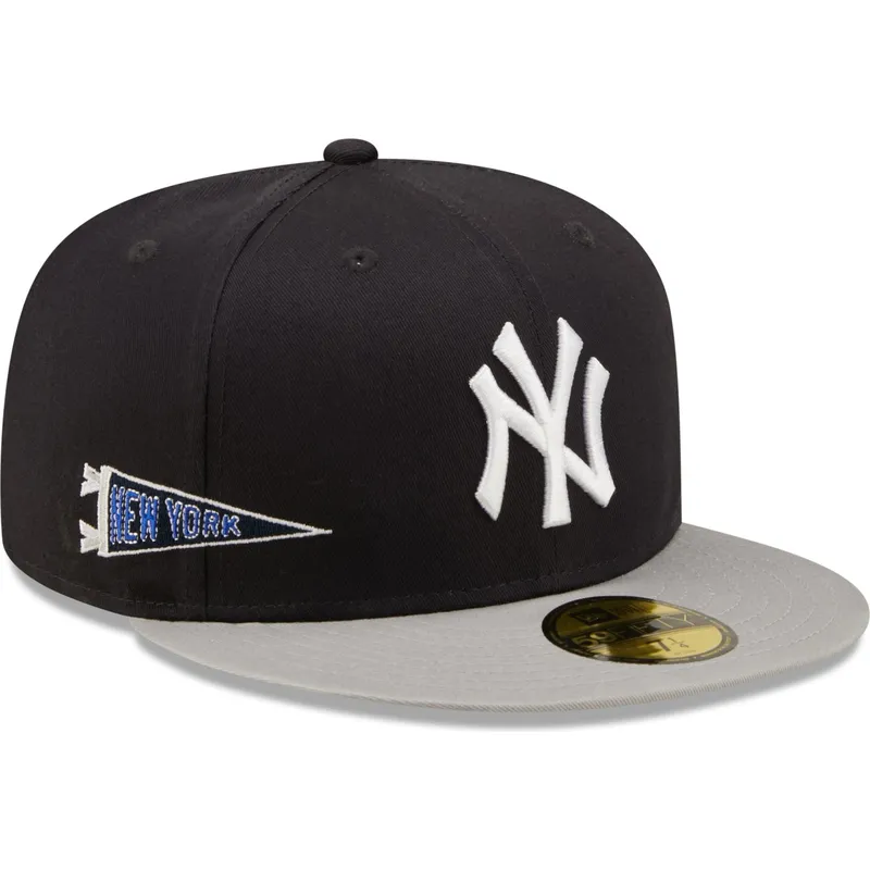 marineblaue-und-graue-anliegende-flat-cap-59fifty-team-city-patch-der-new-york-yankees-mlb-von-new-era