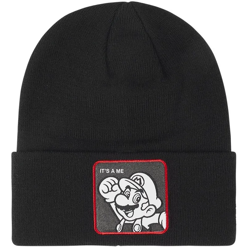 cepur-melns-its-a-me-bon-tri1-bros-mario-super-mario-bros-no-capslab