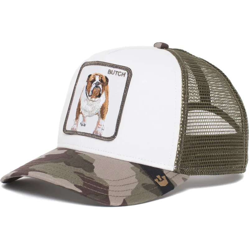 cepur-izliekta-truckeris-maskesanas-snapback-the-butch-the-farm-no-goorin-bros