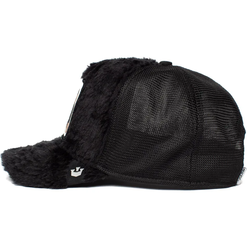 cepur-izliekta-truckeris-melns-snapback-no-go-bananas-the-farm-no-goorin-bros