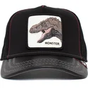 cepur-izliekta-truckeris-melns-snapback-monster-tyrant-king-the-farm-no-goorin-bros