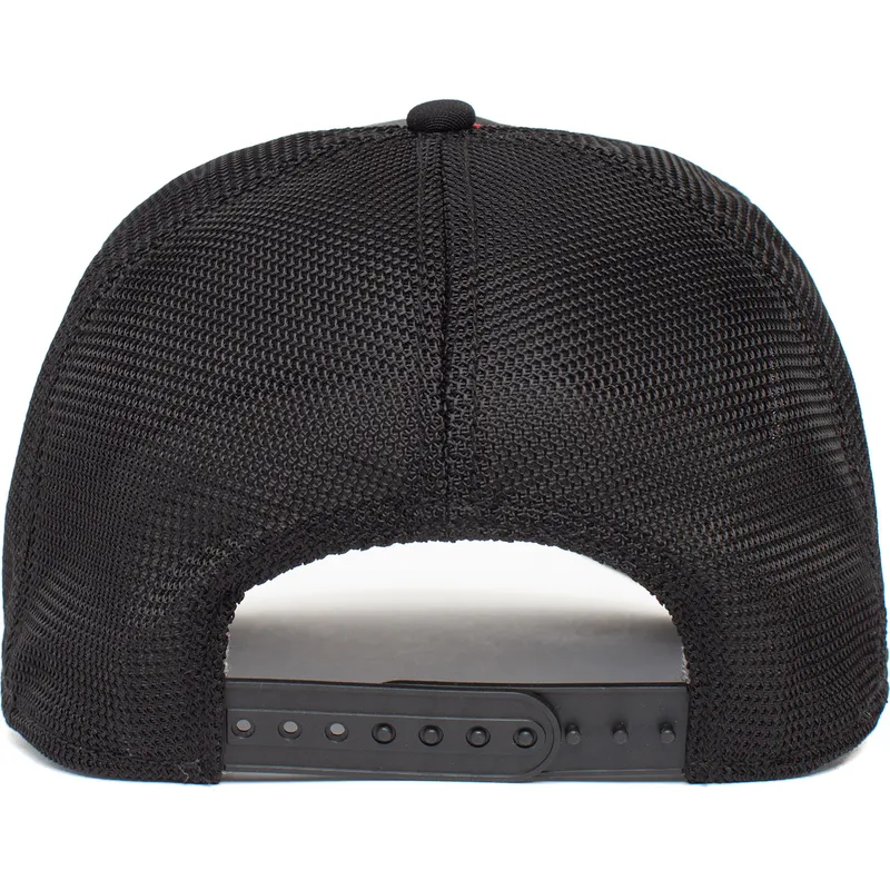 cepur-izliekta-truckeris-melns-snapback-monster-tyrant-king-the-farm-no-goorin-bros