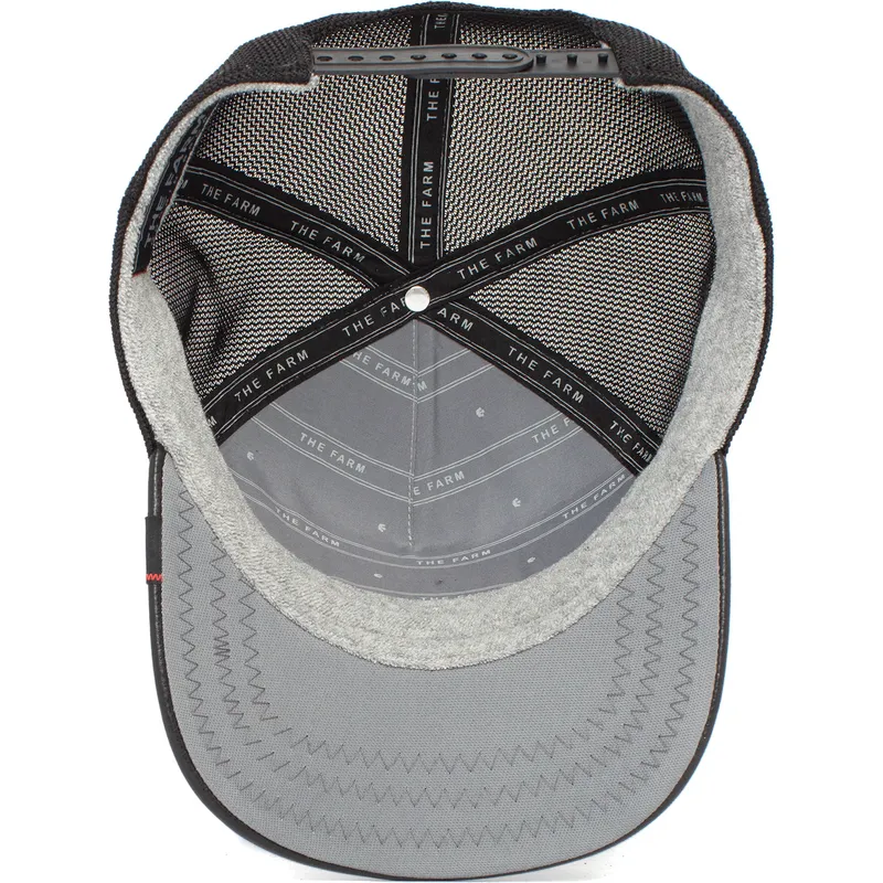 cepur-izliekta-truckeris-melns-snapback-monster-tyrant-king-the-farm-no-goorin-bros