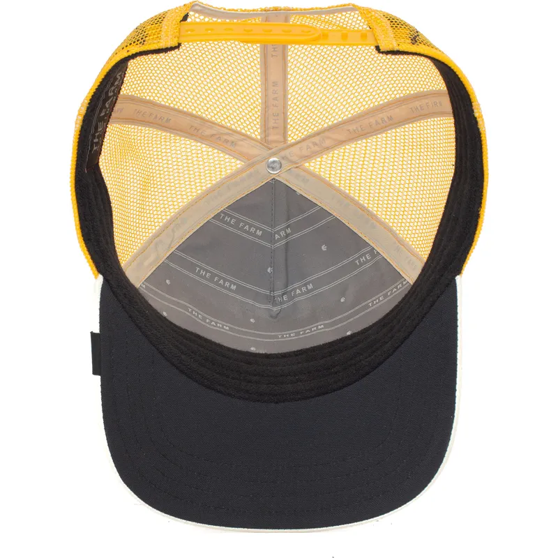cepur-izliekta-truckeris-dzeltens-snapback-defense-roofed-lizard-the-farm-no-goorin-bros