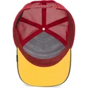 gorra-trucker-verde-y-roja-dinosaurio-diplodocus-herbivore-thunder-lizard-the-farm-de-goorin-bros