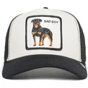 cepur-izliekta-soferis-melns-snapback-perro-rottweiler-bad-boy-the-baddest-boy-the-farm-the-farm-no-goorin-bros