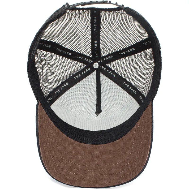 cepur-izliekta-truckeris-melns-snapback-the-the-farm-no-goorin-bros
