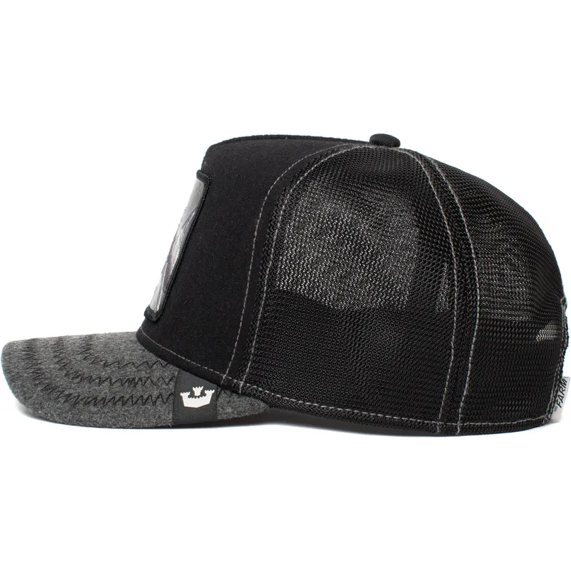 cepur-izliekta-truckeris-melns-snapback-martillo-hammer-nightmare-alley-the-farm-no-goorin-bros