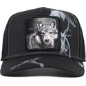 cepur-izliekta-truckeris-melns-snapback-wolf-asphalt-jungle-the-farm-no-goorin-bros