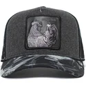 cepur-izliekta-truckeris-melns-snapback-maltese-rooster-the-farm-no-goorin-bros