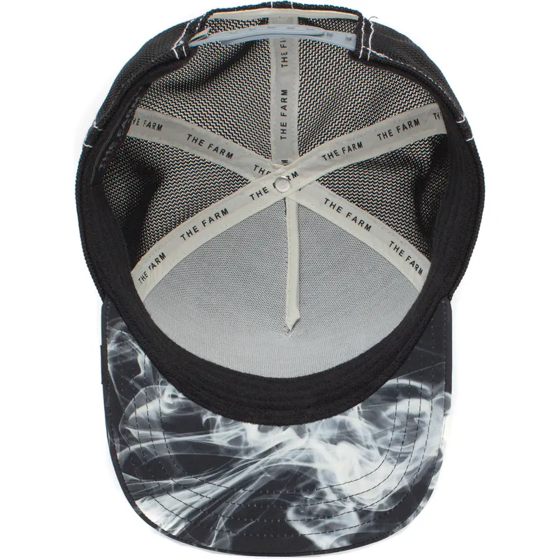 cepur-izliekta-truckeris-melns-snapback-maltese-rooster-the-farm-no-goorin-bros