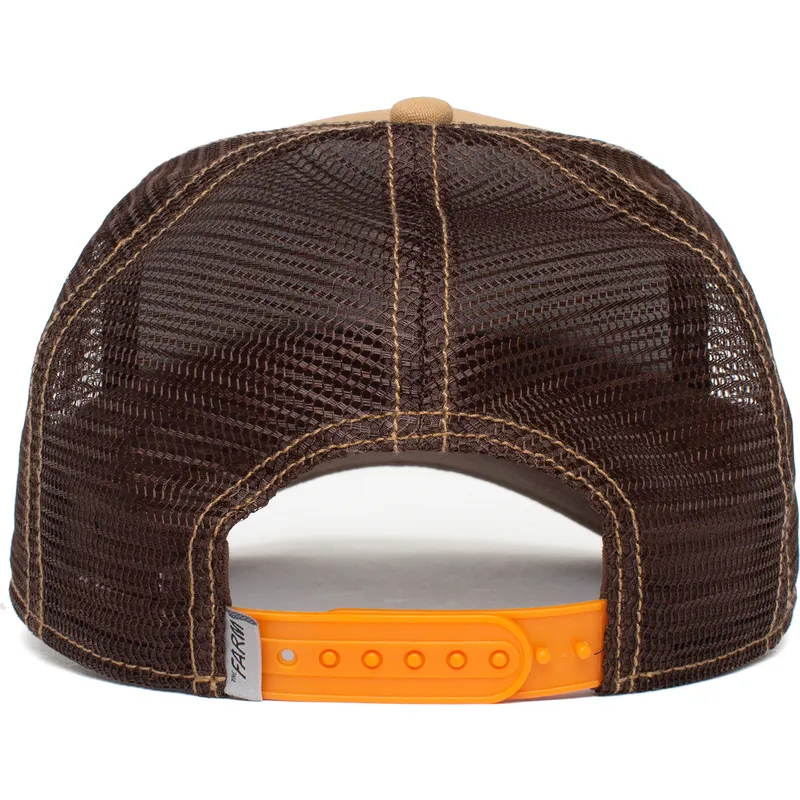 cepur-izliekta-truckeris-bruns-snapback-the-ass-the-farm-no-goorin-bros