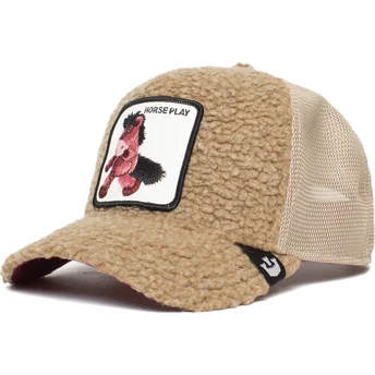 cepur-izliekta-truckeris-bruns-snapback-berniem-no-horse-play-little-horsey-the-farm-no-goorin-bros