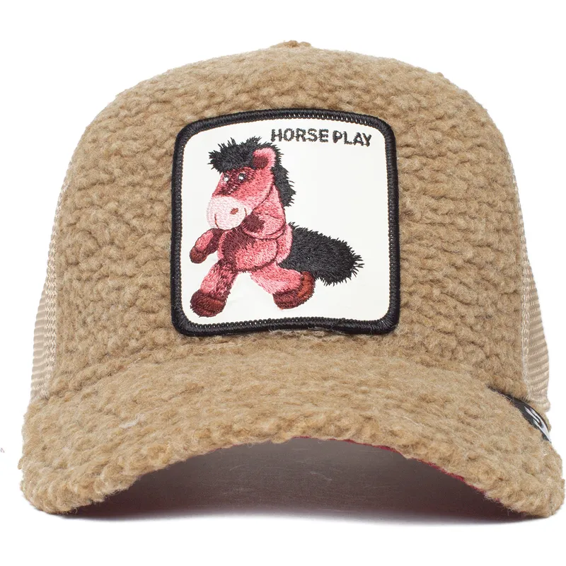 cepur-izliekta-truckeris-bruns-snapback-berniem-no-horse-play-little-horsey-the-farm-no-goorin-bros