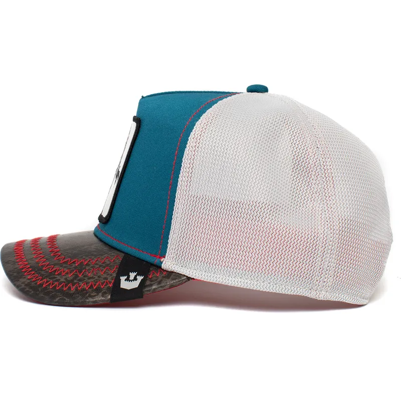 cepur-izliekta-truckeris-zils-snapback-berniem-clever-little-raptor-the-farm-no-goorin-bros