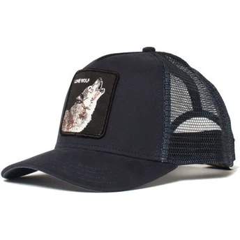 cepur-izliekta-truckeris-tumsi-zils-snapback-berniem-lone-wolf-little-howler-the-farm-no-goorin-bros