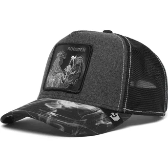 cepur-izliekta-truckeris-melns-snapback-maltese-rooster-the-farm-no-goorin-bros