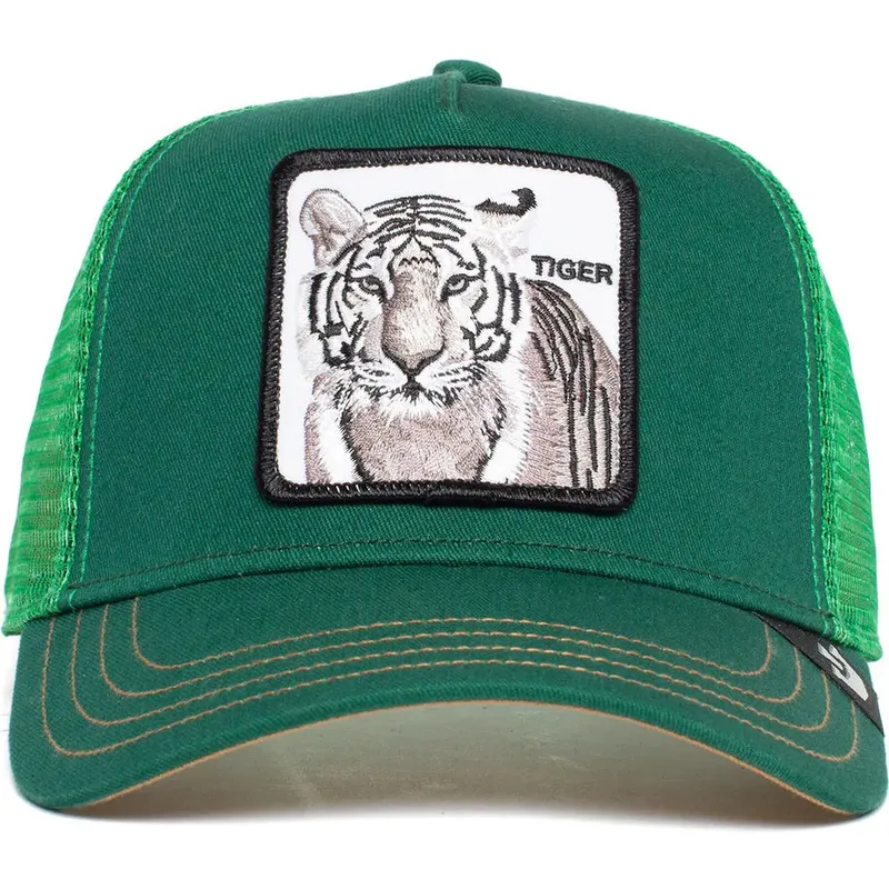 trucker-kappe-grun-tiger-the-silver-tiger-the-farm-von-goorin-bros