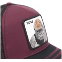 cepur-izliekta-truckeris-sarkans-snapback-the-boss-the-farm-no-goorin-bros