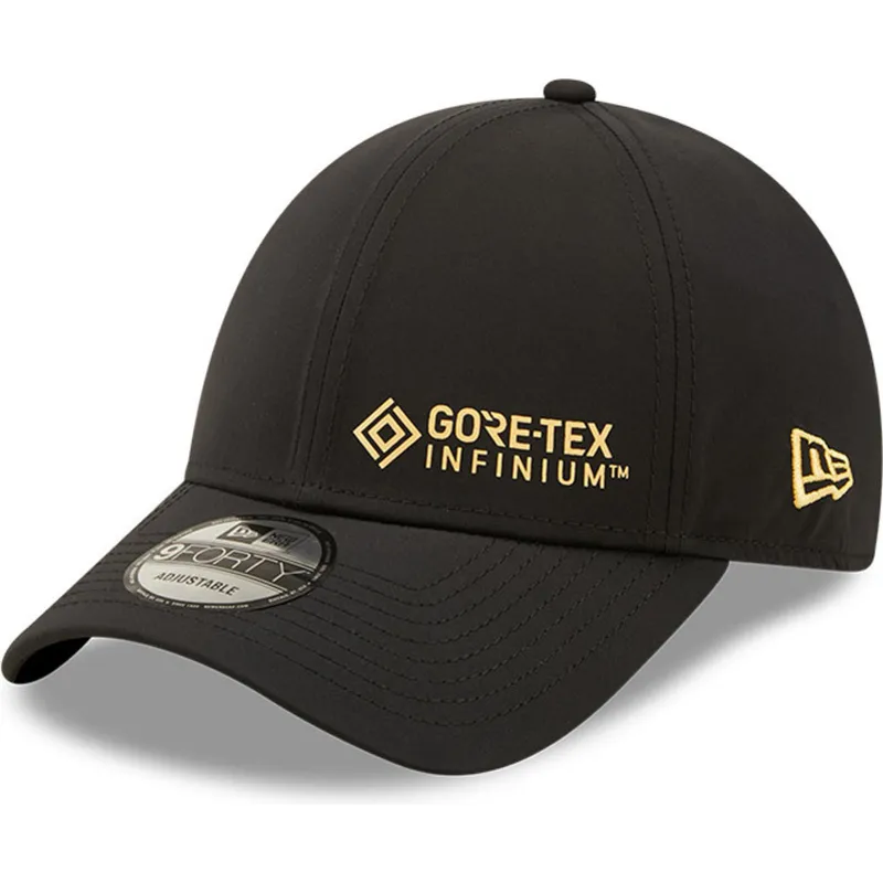 cepur-izliekta-melns-regulejams-9forty-gore-tex-gtx-infinium-no-new-era